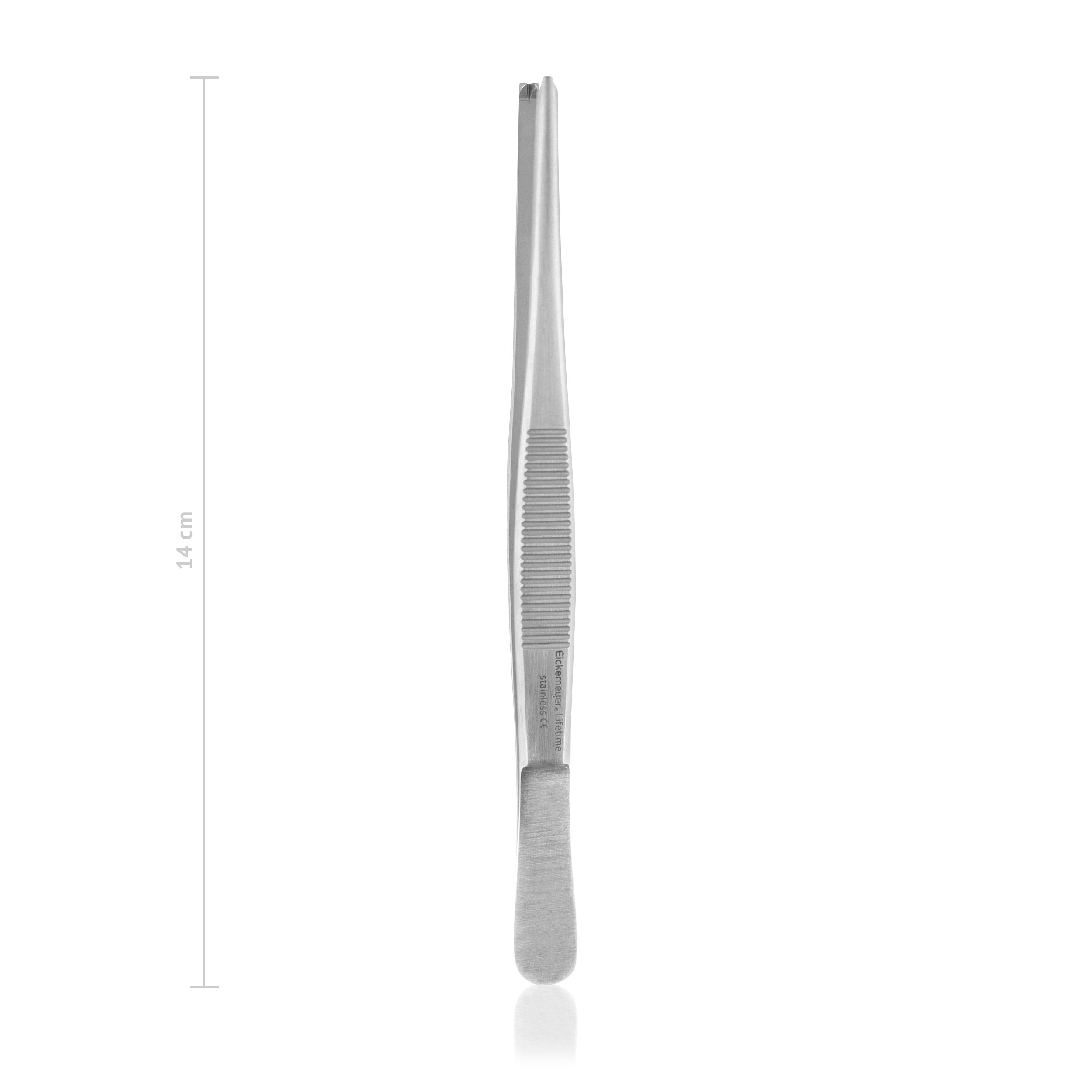 Kirurgisk pincet, 14 cm, inkl. mål